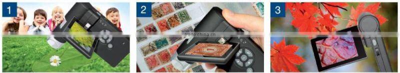 20x-500x 5MP Portable Digital LCD Microscope/Portable Digital Microscope
