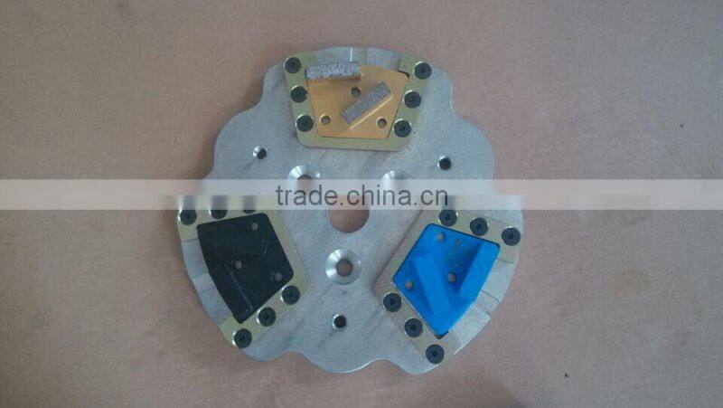 WKG250 concrete grinder diamond grinding cup wheel powered by motor Honda