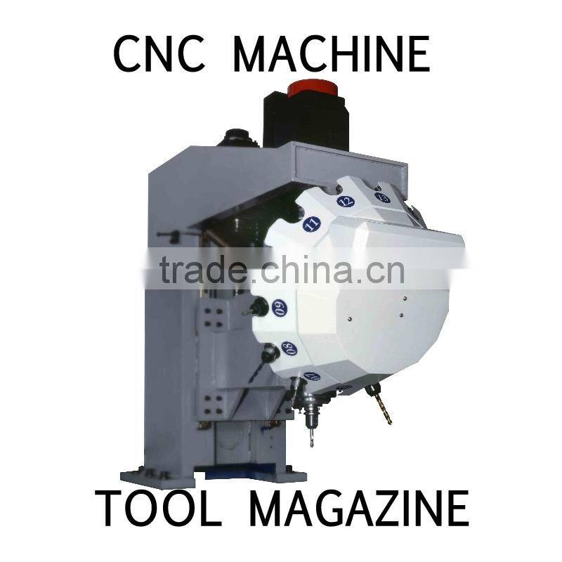 ATC for double-column machine center-robotic arm type magazine