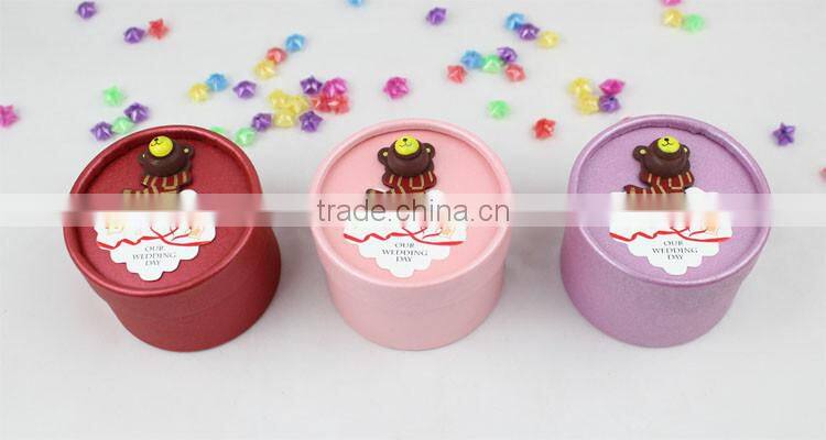 Lovely rounded cartoon candy box for packing candy ,chocolate