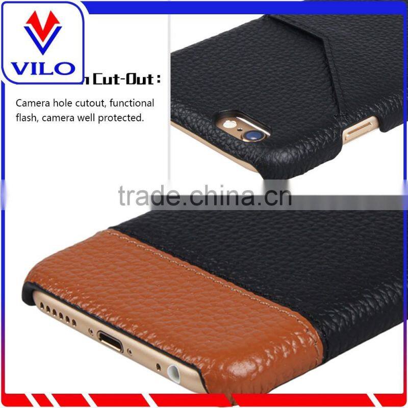 Genuine Leather Mobile Phone Case For iPhone 6+Screen Protector for iPhone 6