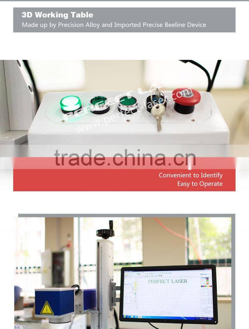 3D Curve Surface Dynamic Focusing Fiber Laser Marking Machine iphone mopa