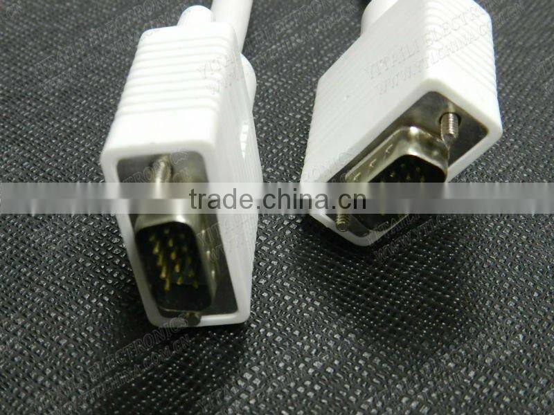 High quality 15pin VGA cable with two ferrites