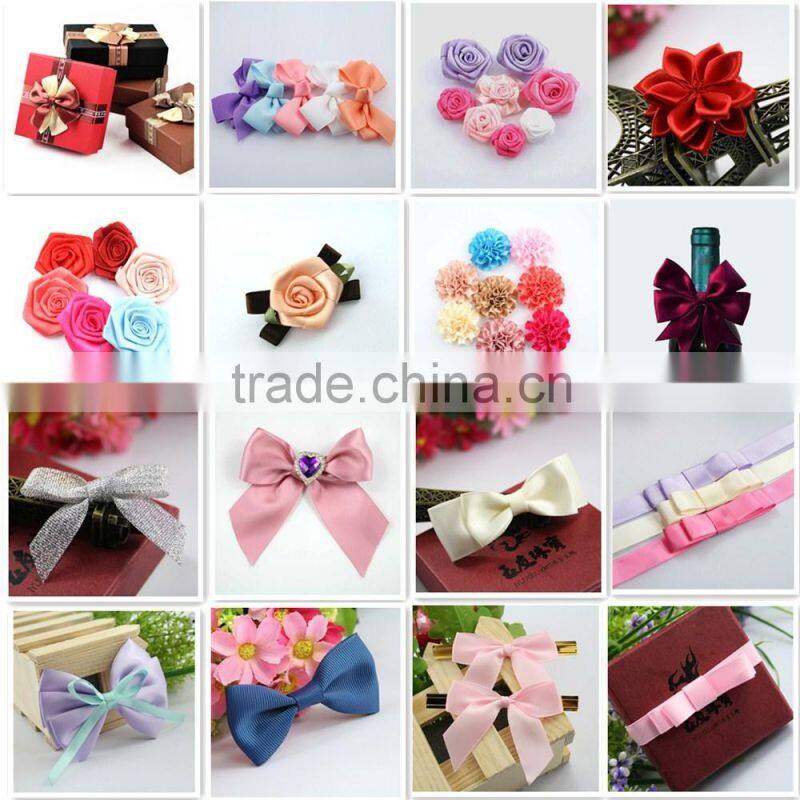 polka dot grosgrain ribbon bows