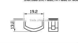 2.16mm pitch Champ DDK Male Plug 25 pairs 50 pin solder cup Connector with Right Angle cable Exit