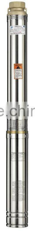 4"borehole pump,rated flow 3 tons,stainless steel deep well submersible pump