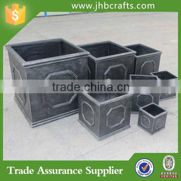 Chinese Magnesium Oxide Garden Square Flower Pot