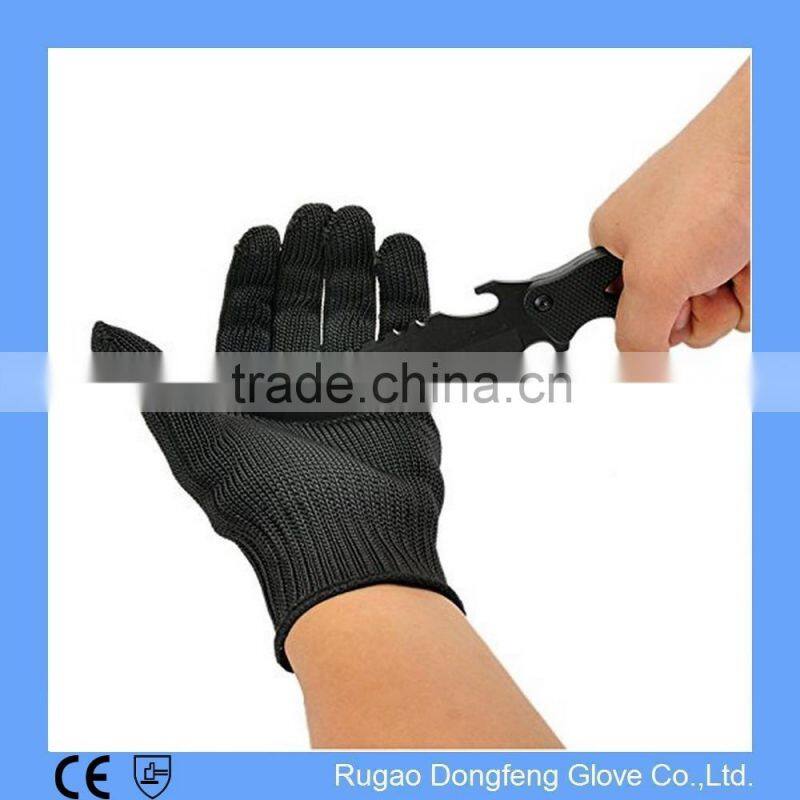 EN388 Stainless Steel Wire Mesh Cut Resistant Mechanic Gloves Level 5 Protection