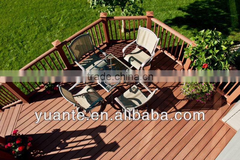 Waterproof wood plastic composite outdoor decking
