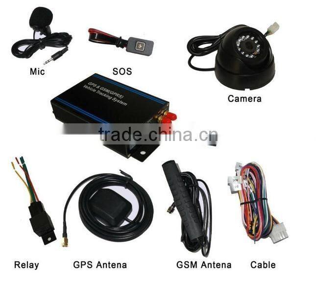 Remote control wireless 4 cameras H.264 3g car dvr gps tracker