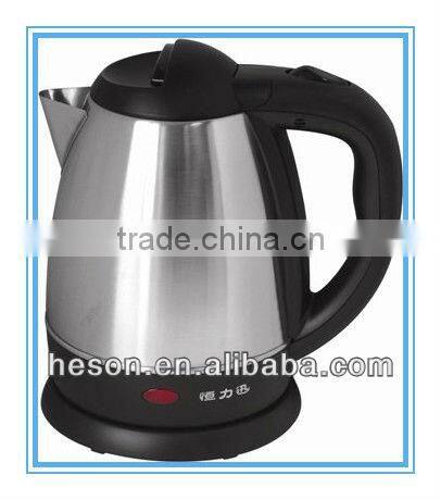 STAINLESS STEEL ELECTRIC TEAPOT KETTLE no plastic