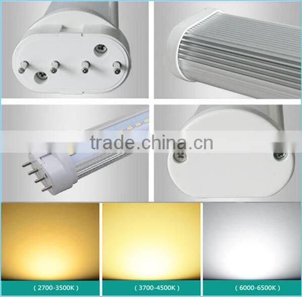 SMD 2835 Chip High Lumen CRI 80 IP44 Rating 18W 2G11 LED PL-L 4Pins Tube Light from Shenzhen
