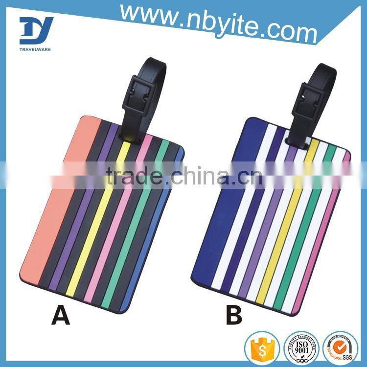 Directly factory Magnetic name tag, blank golf bag tag, plastic golf bag tag.