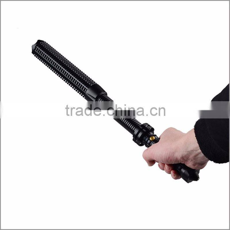 Telescopic Bat T6 LED Zoom Tactical Security Rechargeable Police Torch