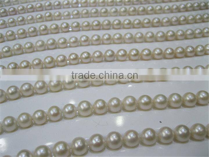 Hot Sale fashion decorative zhejiang beads strand freshwater pearl necklace in bulk