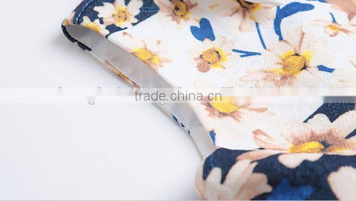 2015 hot sale children european girl dress manufacturer