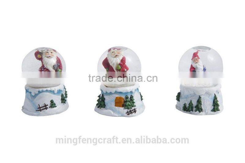 Poresin Christmas Santa Claus Music Snow Globe