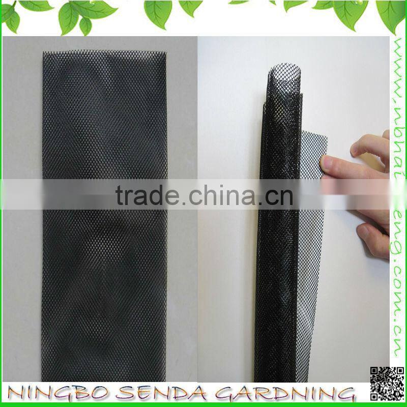 Plastic tree guards mesh fence