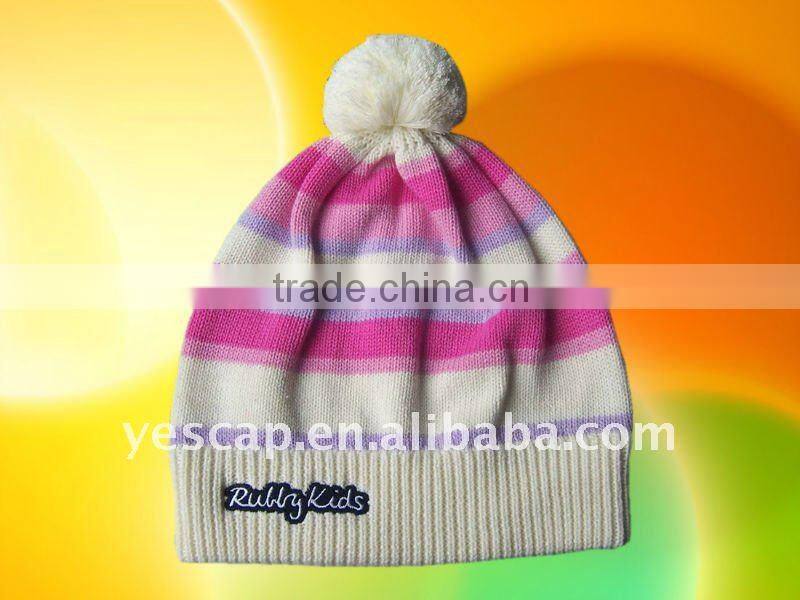 Knit cable winter scarf