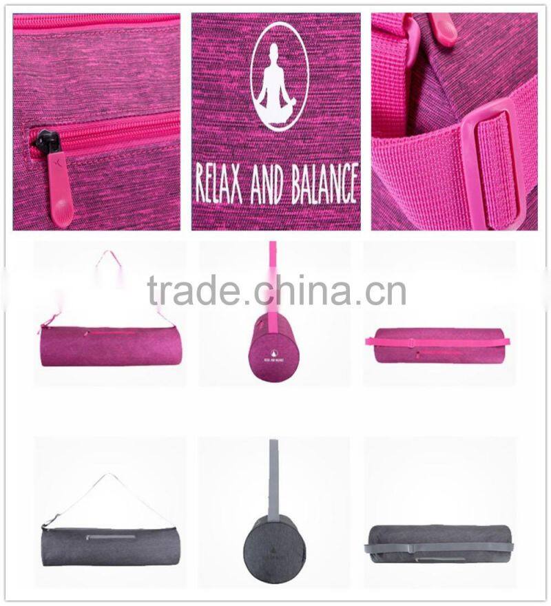 2016 China popular cute good quality yoga mat tote bag