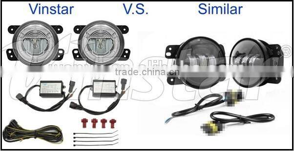 Direct Fit 20W High Power LED Daytime Running Light Halo Ring Fog Lamps for Pontiac Grand AM