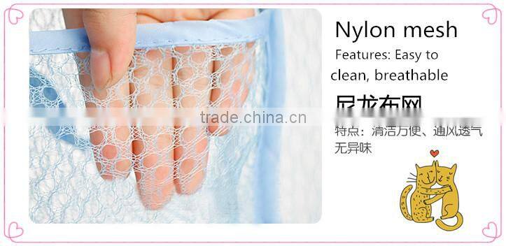 YIWU RODA Polyester mesh optional multicolor optional folding laundry basket