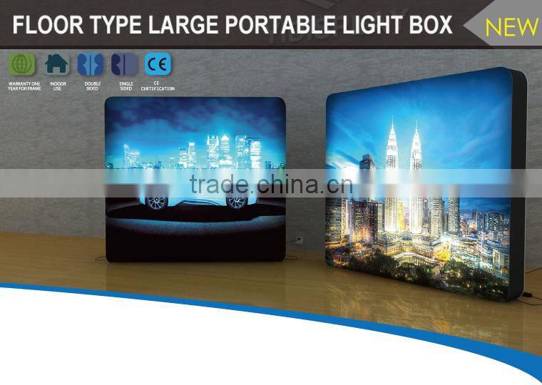 White color light led light box for advertising and display frame