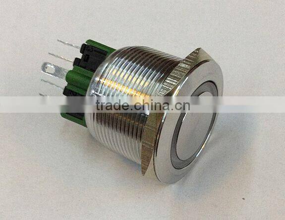 Illuminated Waterproof Push Button Switch L25(Dia.25mm) IP67