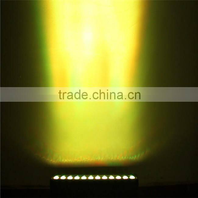 LED Wall Washer Battery Powered Wireless DMX Outdoor Bar, 12xTri-RGB