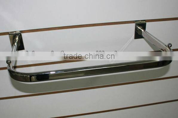 Metal oval pipe clothes hanging rail
