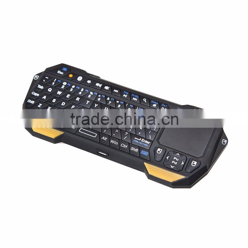IS11-BT05 Portable Mini Bluetooth Keyboard With Built-in Touchpad for Smartphone Tablet PC Smart TV