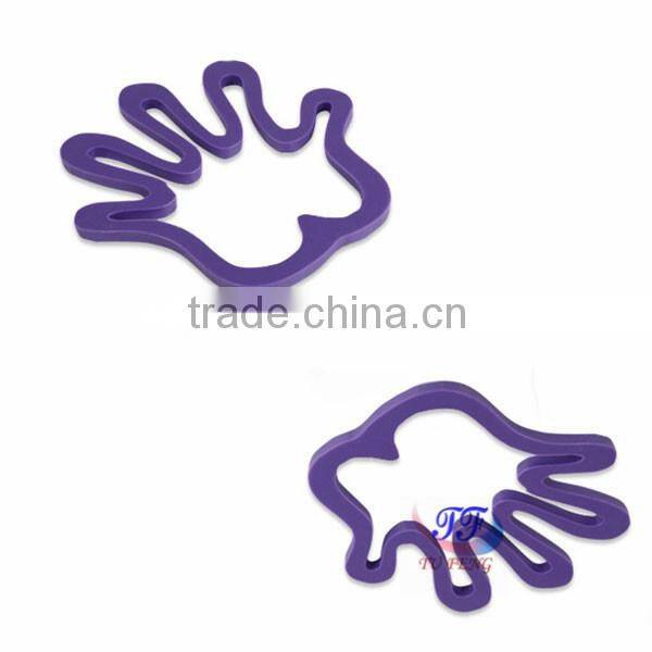 hand shapped customed silicone baby play mat