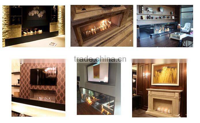 Alcohol fireplace Customize / caved natural indoor marble fireplace