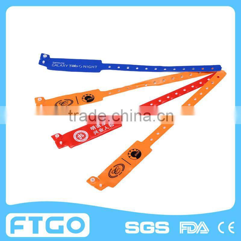 Cheap PVC Wristbands For use in Events, Hotels Etc