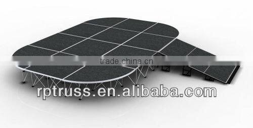 Durable aluminum alloy stage platform portable stage on sale
