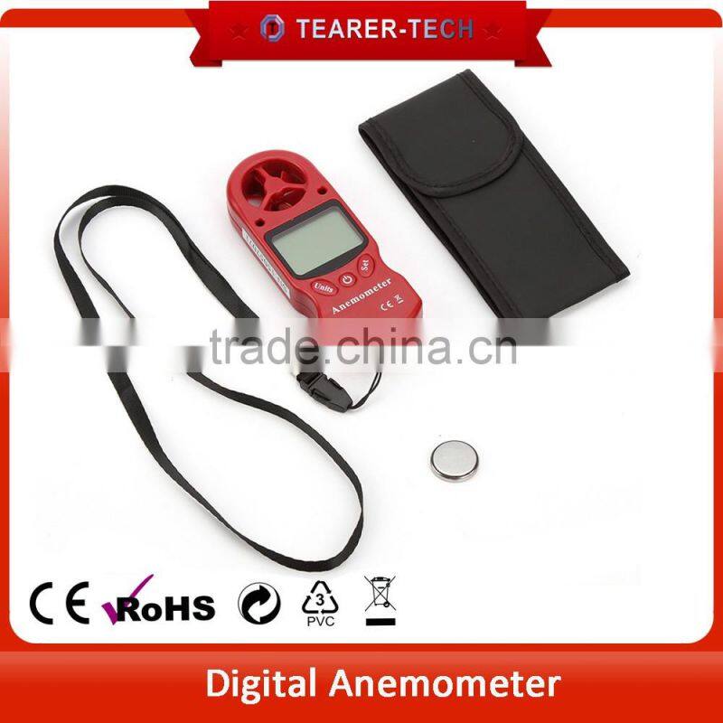 2016 High Sensitive LCD Display Digital Anemometer & Thermometer humidity with Vane Sensor