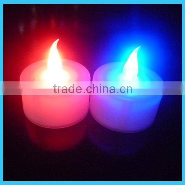 electronic led candle light with cup for home party wedding Christmas decorations and promotion gifts/mini led tea light candle