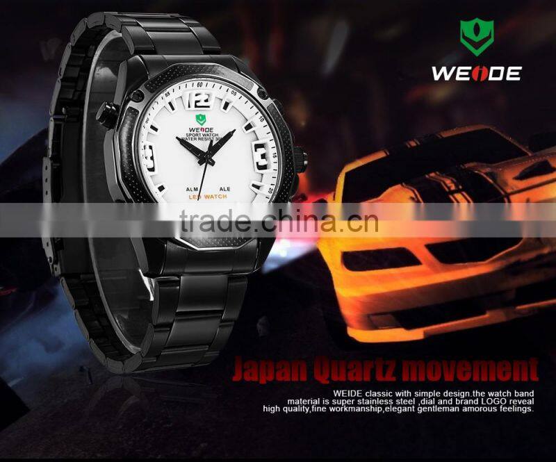WEIDE Military trendy watches water resistant watch 30m description of Wrist watch Alarm LED large digital timer WH2306