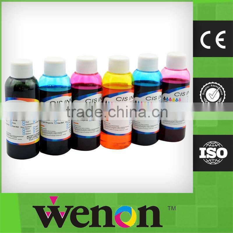 6 color printer dye ink for Epson dye based ink