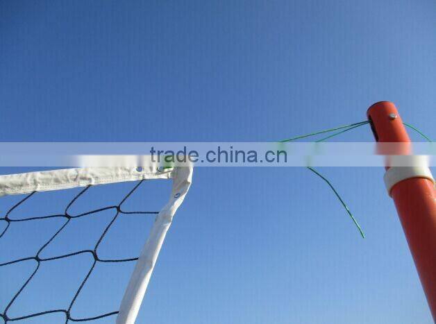 Customized Steel height adjustable painted outdoor volleyball posts and nets