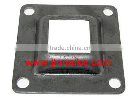 self-color Q235 farm post plate Plain Steel Base Plates