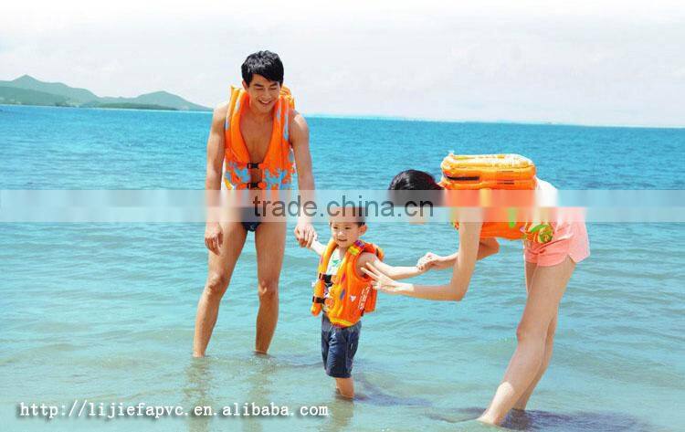 life jacket vest with water proof bag