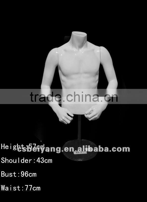 Half-body white display mannequins KO-1 hot sale