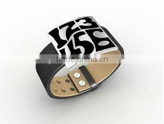 Wholesale alibaba personalized mens leather bracelets#6464