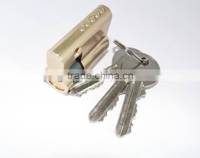 Brass S-groove Key Half Cylinder Lock