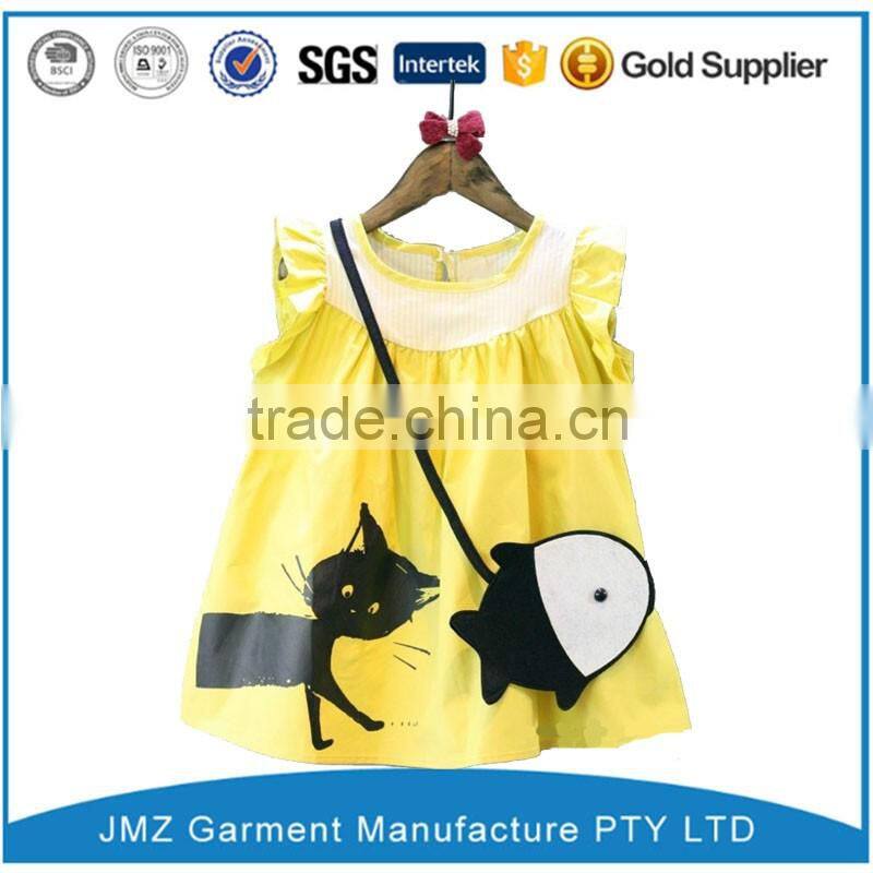 high quality custom cotton child clothes and dress