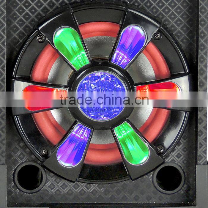 2.0 karaoke great sound fashion professional wooden bluetooth speaker