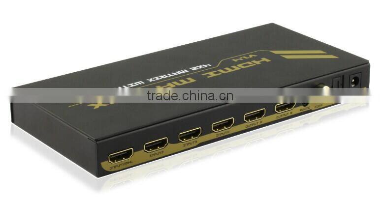 New Products For Distribution 4x2 HDMI Matrix, 4 to 2 Video Matrix 4Kx2K for HDTV