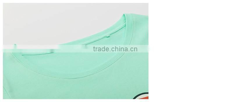 manufacturer china custom women's clothing cotton loose bluk t- shirt printer for sale
