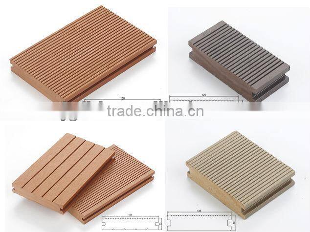 outdoor wpc tile wood and plastic composition extruder machine